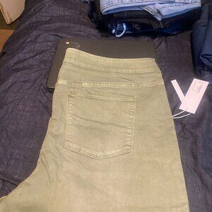 Soft Surroundings Olive Denim Pants